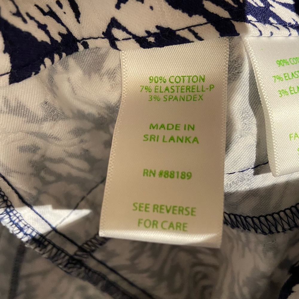 VEUC Lilly Pulitzer Kelly Skinny Ankle Pants, Sz 6 - Picture 3 of 8